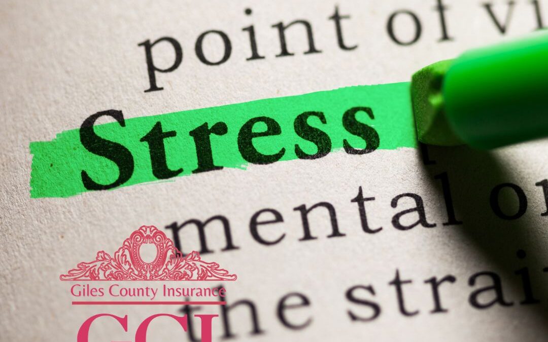 Definition of Stress in dictionary highlighted in green